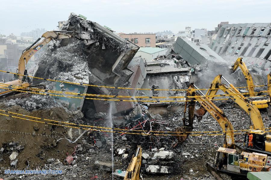 La cifra de muertos en el terremoto que sacudió el sábado la ciudad de Kaohsiung, en el sur de Taiwan, ha subido a 46.