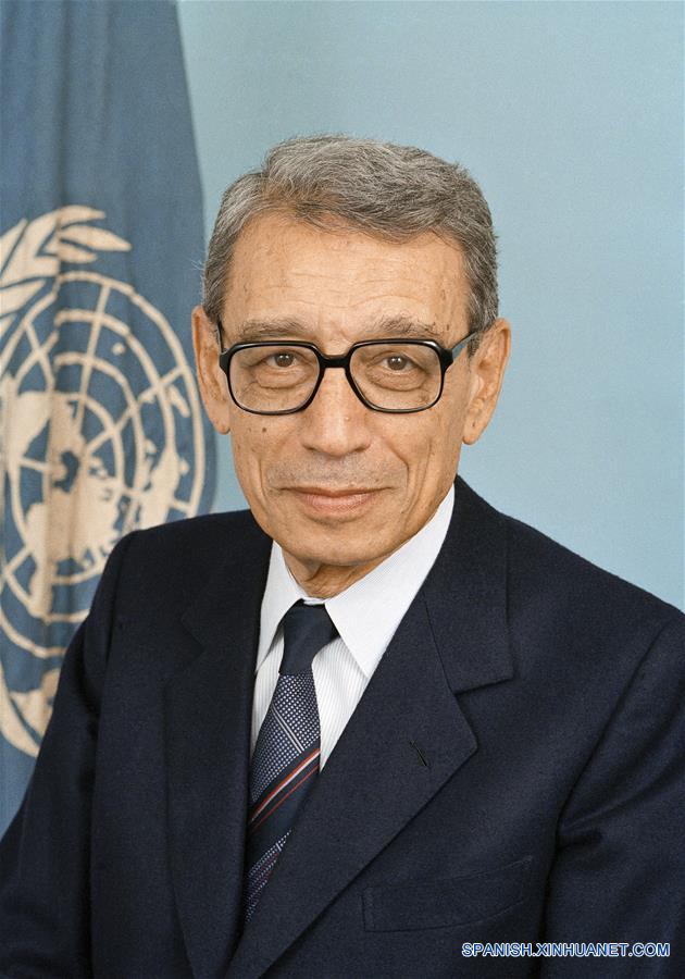 UN-FORMER CHIEF-BOUTROS-GHALI-FILE