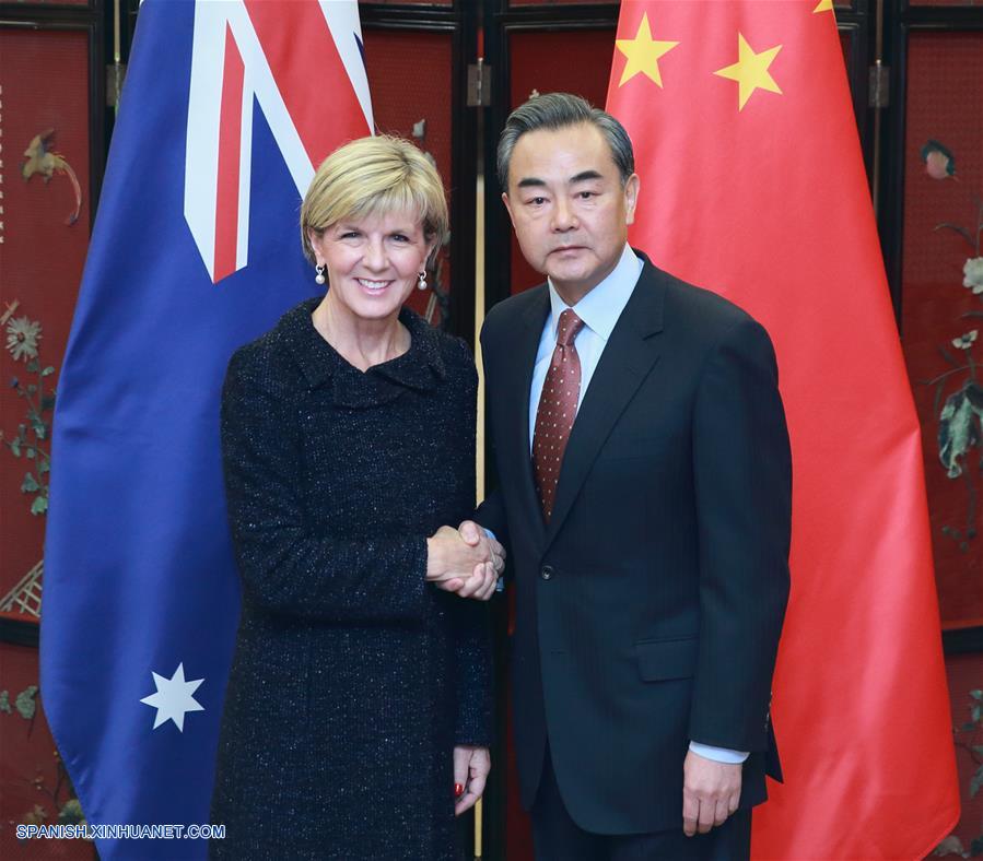 CHINA-BEIJING-WANG YI-AUSTRALIAN FM-DIPLOMATIC AND STRATEGIC DIALOGUE  (CN)