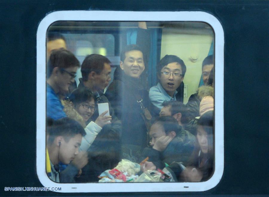 El n&uacute;mero de pasajeros chinos llega un r&eacute;cord durante la Fiesta de Primavera. 