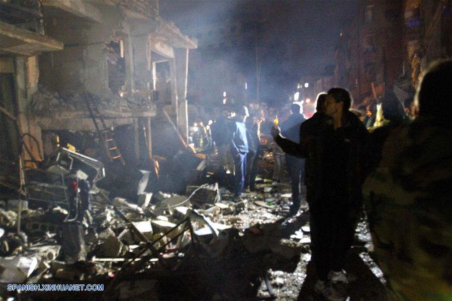 （国际）（2）叙利亚大马士革南郊连环爆炸致83死178伤
