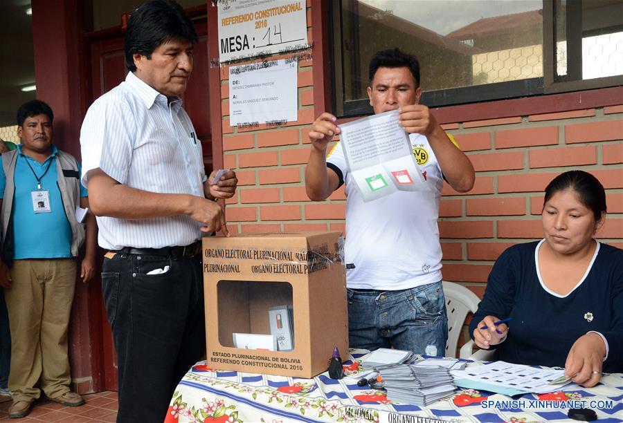 BOLIVIA-COCHABAMBA-POLITICS-REFERENDUM