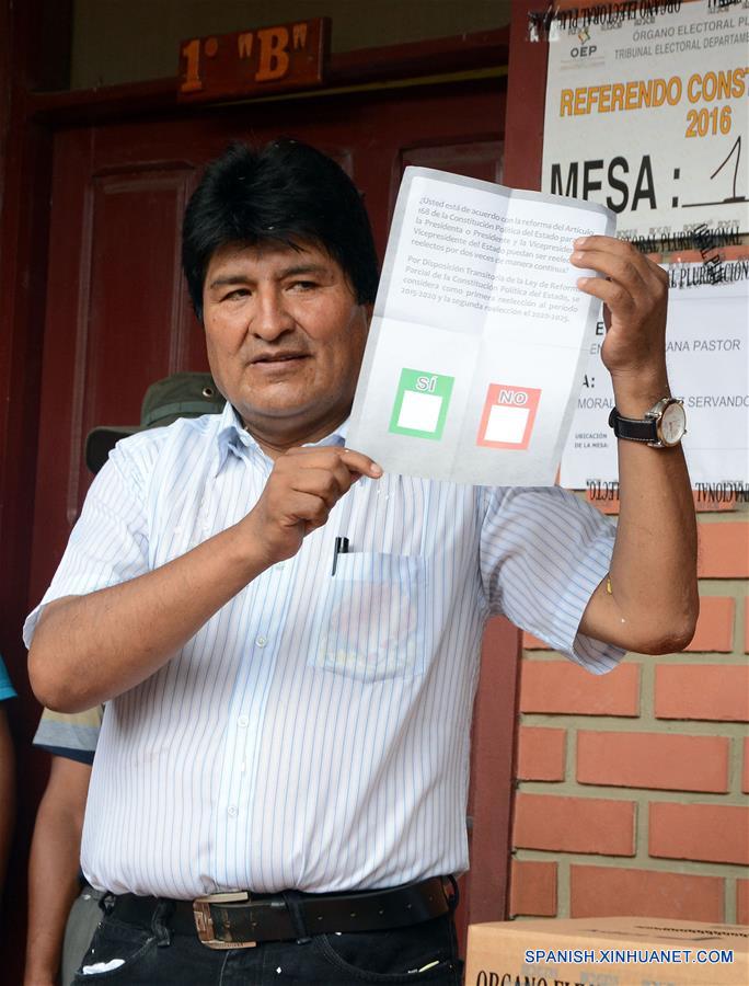 BOLIVIA-COCHABAMBA-POLITICS-REFERENDUM