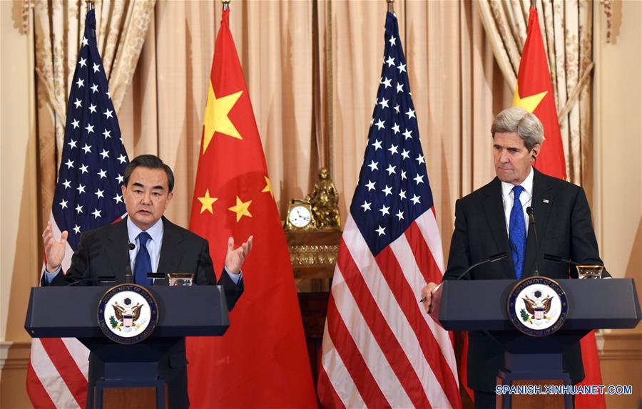 U.S.-WASHINGTON D.C.-CHINA-FM-WANG YI-KERRY-MEETING