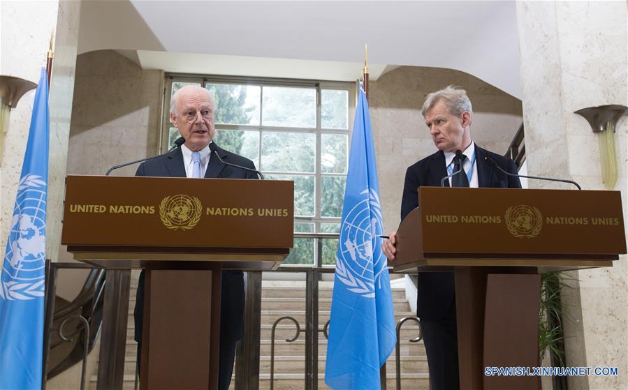 SWITZERLAND-GENEVA-SYRIA-TRUCE-UN-SPECIAL ENVOY