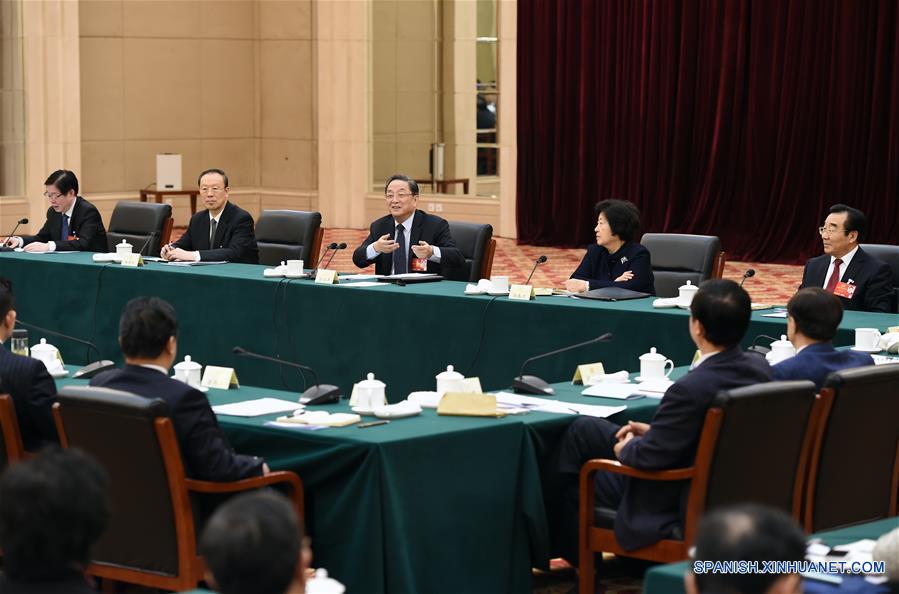 (TWO SESSIONS)CHINA-BEIJING-YU ZHENGSHENG-CPPCC-PANEL DISCUSSION (CN) 