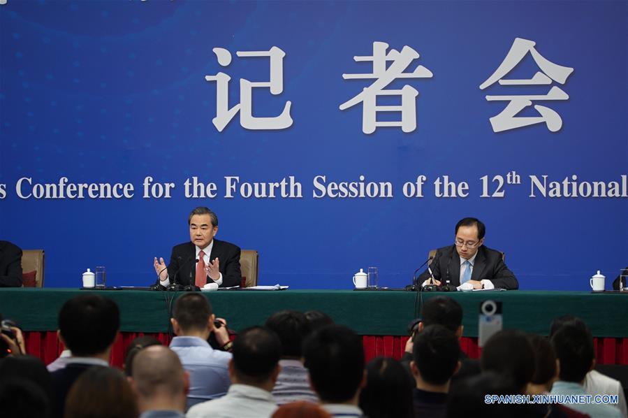 (TWO SESSIONS)CHINA-BEIJING-NPC-PRESS CONFERENCE-WANG YI (CN)