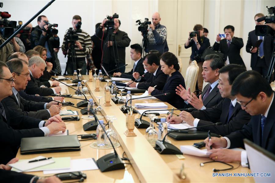 RUSSIA-MOSCOW-LAVROV-CHINA-WANG YI-TALKS