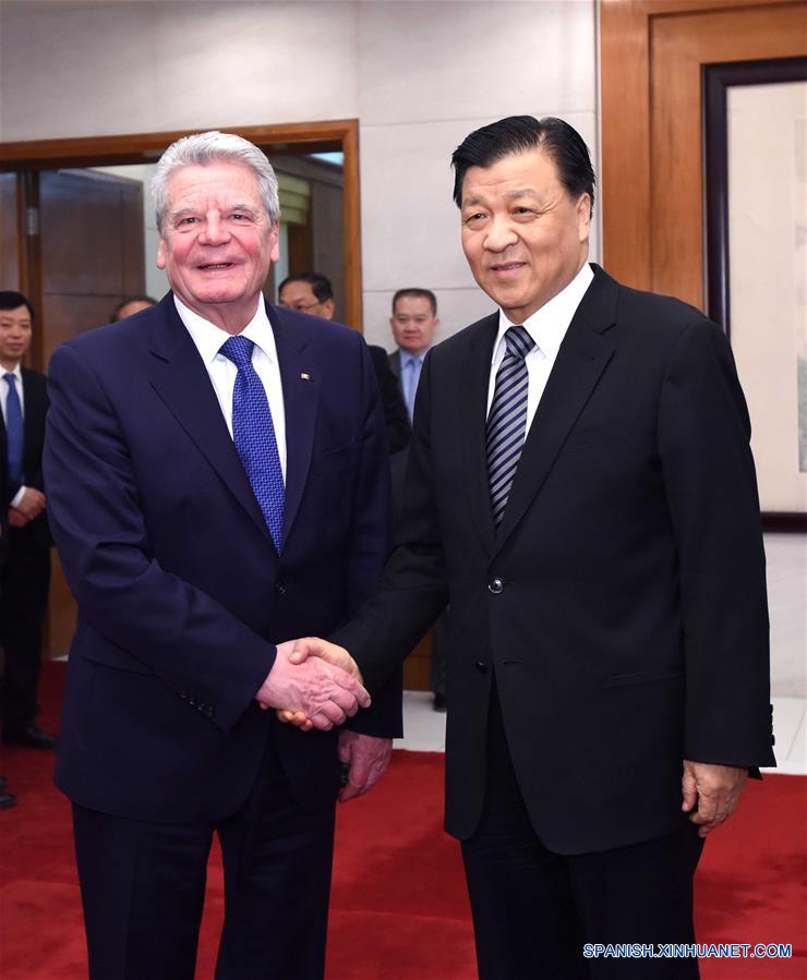 CHINA-BEIJING-LIU YUNSHAN-GAUCK-MEETING (CN)