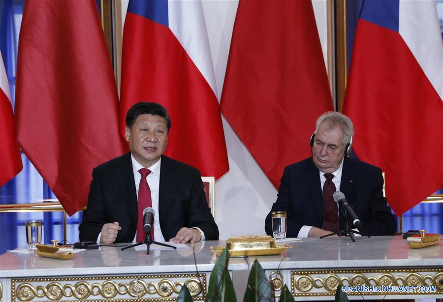 CZECH REPUBLIC-CHINA-XI JINPING-MILOS ZEMAN-TALKS