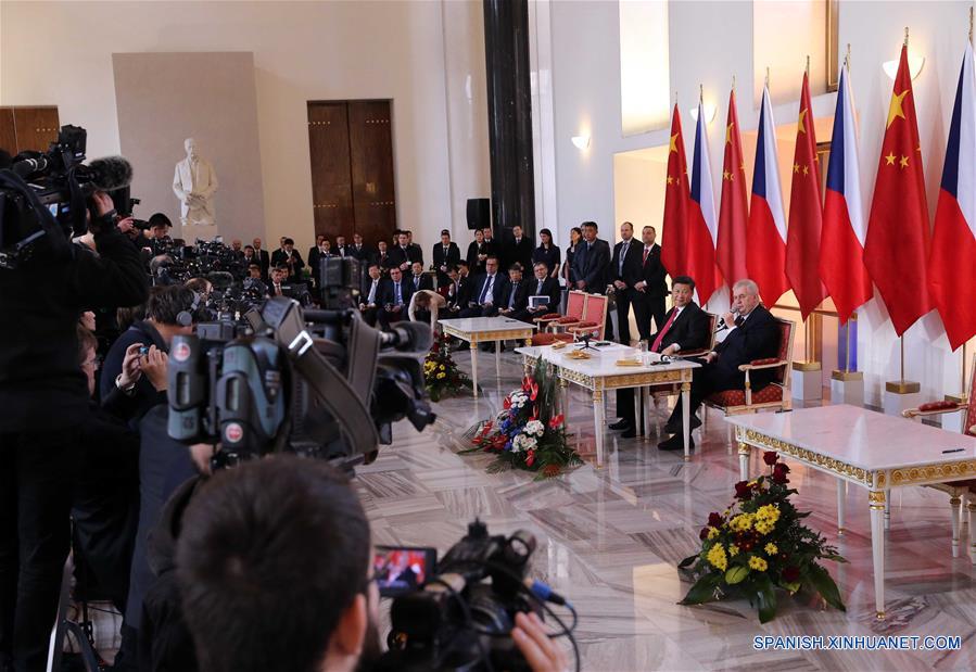 CZECH REPUBLIC-CHINA-XI JINPING-MILOS ZEMAN-TALKS