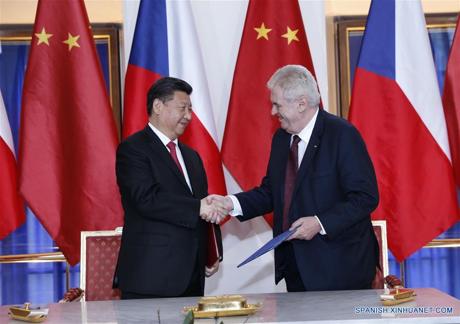 CZECH REPUBLIC-CHINA-XI JINPING-MILOS ZEMAN-TALKS