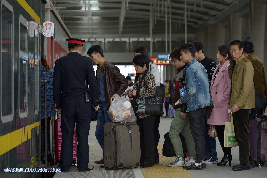 Las autoridades ferroviarias de China esperan que los viajes en tren en el país lleguen a los 41,08 millones durante el período de cuatro días correspondiente a la festividad de la Limpieza de Tumbas, que caerá el lunes.