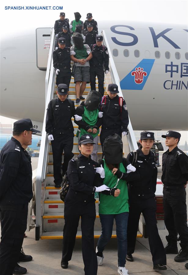 CHINA-BEIJING-KENYA-TELECOM FRAUD SUSPECTS-RETURN (CN)