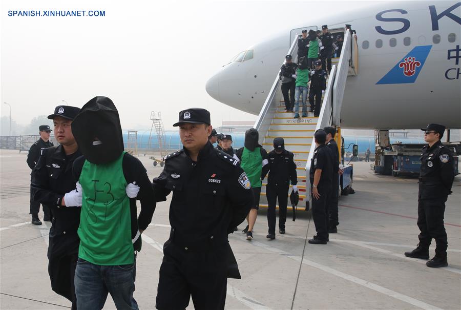 CHINA-BEIJING-KENYA-TELECOM FRAUD SUSPECTS-RETURN (CN)