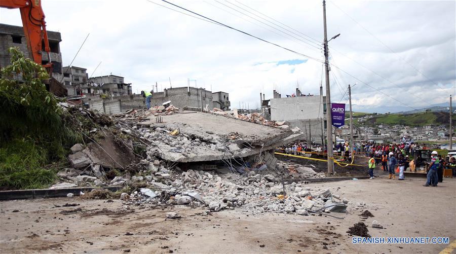 ECUADOR-QUITO-ENVIRONMENT-EARTHQUAKE