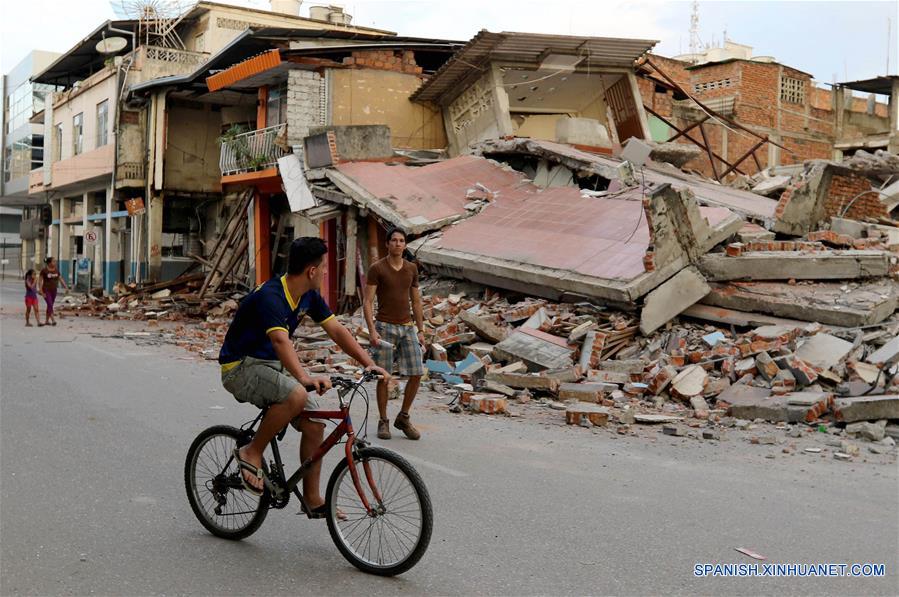 ECUADOR-PORTOVIEJO-ENVIRONMENT-EARTHQUAKE
