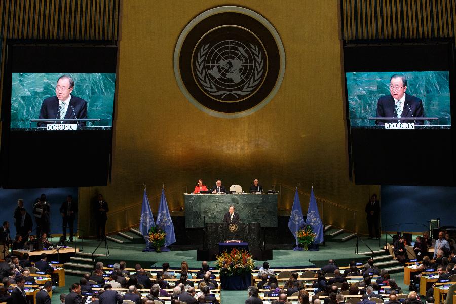 Líderes de 171 países se reunieron hoy en la sede de las Naciones Unidas para firmar el histórico Acuerdo de París sobre cambio climático, el primer paso para la entrada en vigor del pacto.