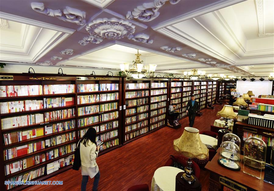 Heilongjiang: Librería Pushkin en Harbín