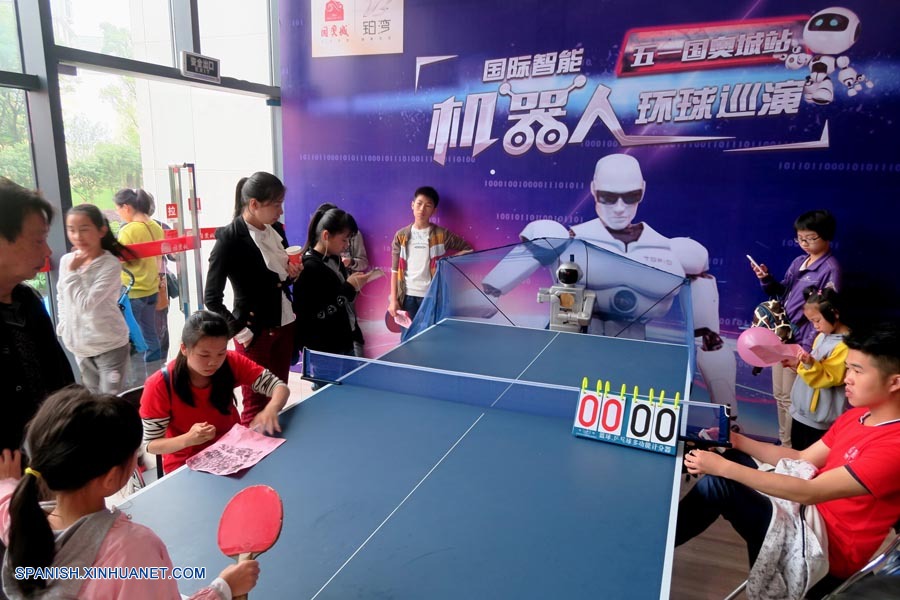 Guangxi: Exposición de robots en Guilin
