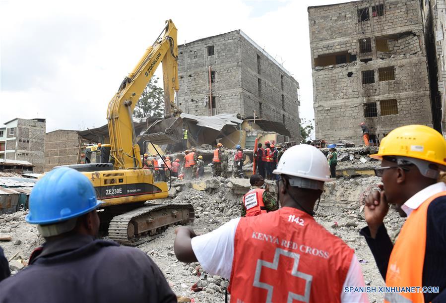 KENYA-NAIROBI-ACCIDENT-BUILDING COLLAPSE