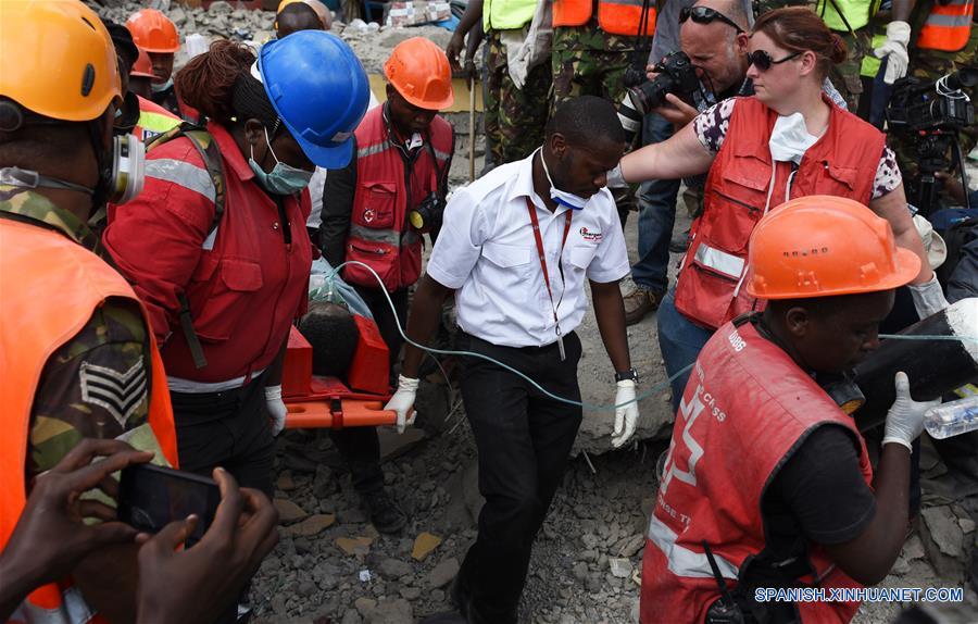 KENYA-NAIROBI-ACCIDENT-BUILDING COLLAPSE