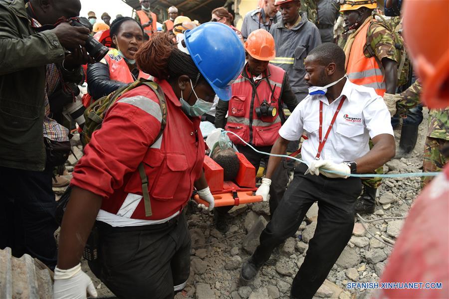 KENYA-NAIROBI-ACCIDENT-BUILDING COLLAPSE