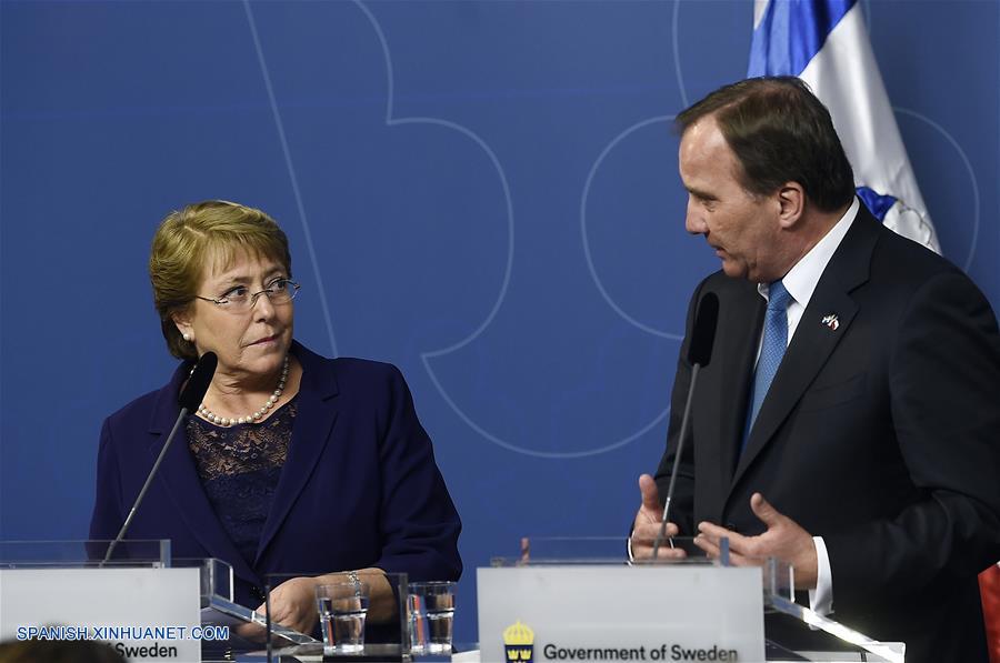 La presidenta chilena, Michelle Bachelet, se encuentra en una visita de Estado de tres días a Suecia, la primera de un mandatario chileno a este país nórdico.
