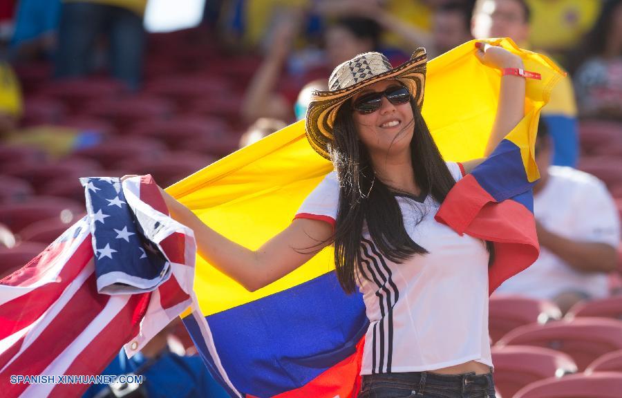En el Levi´s Stadium de Santa Clara, California, la selección de Colombia derrotó esta noche 2-0 al anfitrión, Estados Unidos, en el partido inaugural de la Copa América Centenario.