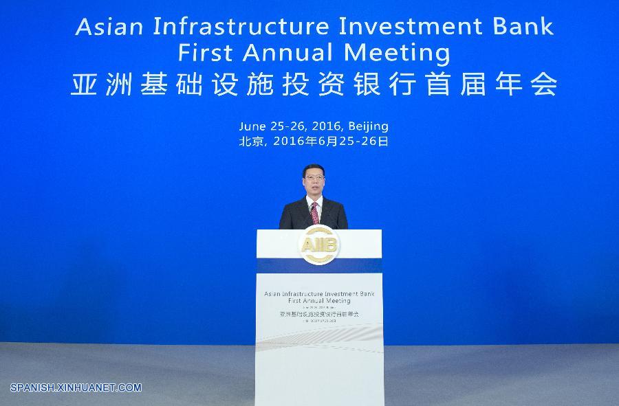 El viceprimer ministro chino Zhang Gaoli apostó hoy sábado por realizar una cooperación amplia en torno al Banco Asiático de Inversión en Infraestructuras (BAII) y forjar un nuevo tipo de asociación que sea 'completa y fuerte'.