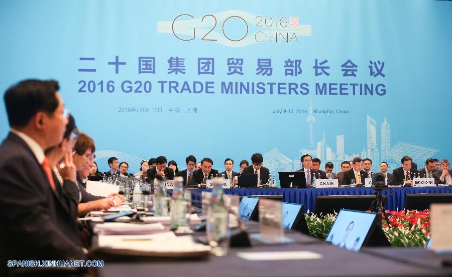 La Reunión de Ministros de Comercio de G20 se inauguró hoy sábado en Shanghai para discutir formas de impulsar la cooperación en materia de comercio e inversión.