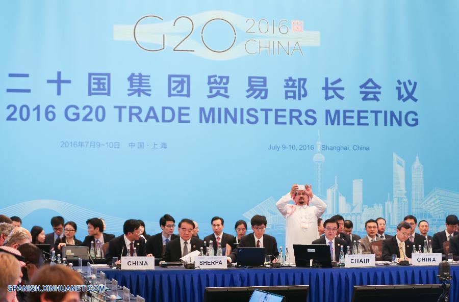 La Reunión de Ministros de Comercio de G20 se inauguró hoy sábado en Shanghai para discutir formas de impulsar la cooperación en materia de comercio e inversión.