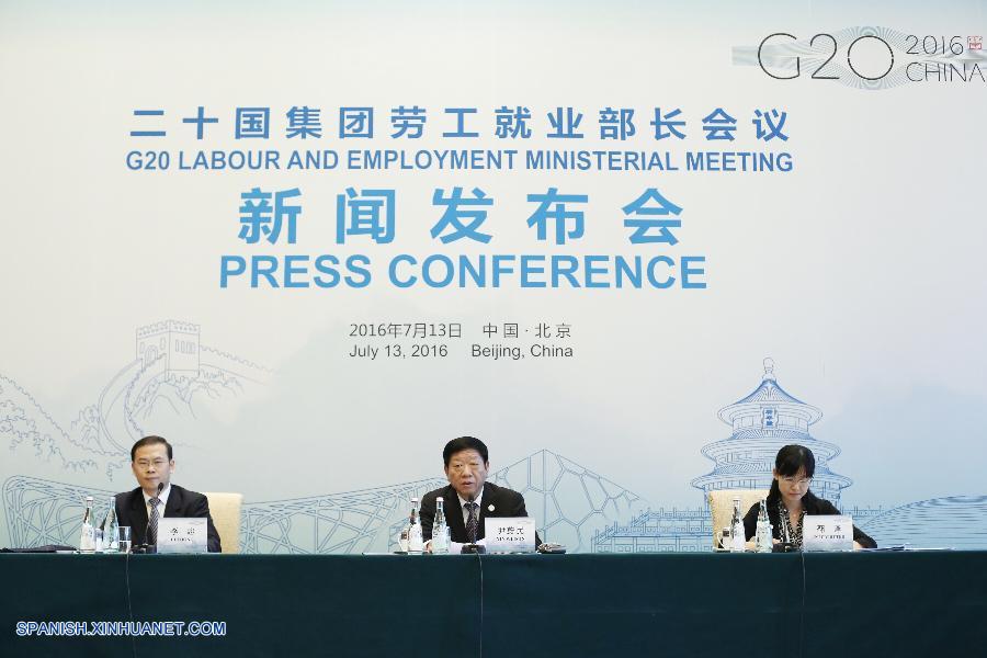 Los ministros de trabajo y empleo del G20 han acordado tras una reunión en China apoyar el espíritu emprendedor de los jóvenes.