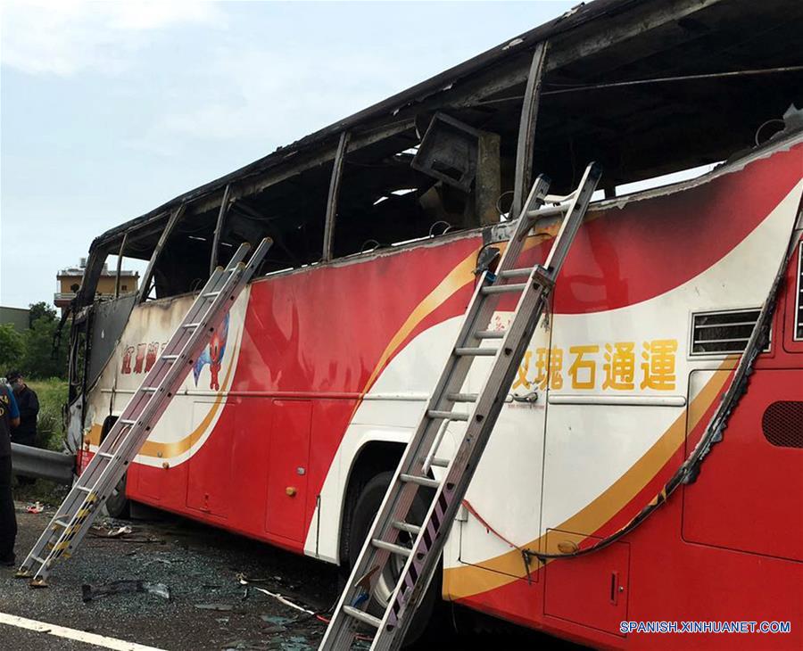 (2)CHINA-TAIPEI-ACCIDENTE-INCENDIO
