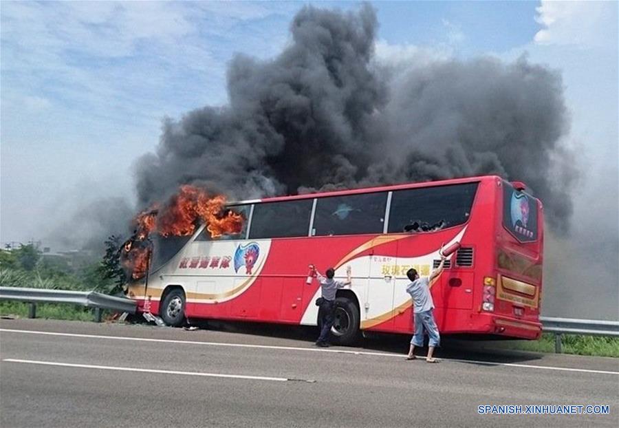 (1)CHINA-TAIPEI-ACCIDENTE-INCENDIO