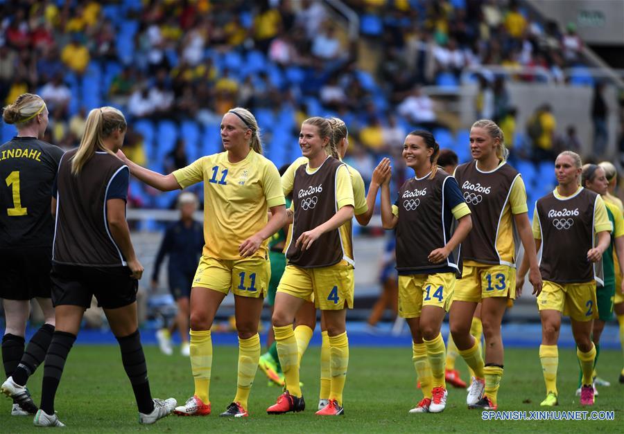 （里约奥运会）（1）足球——女足：瑞典胜南非