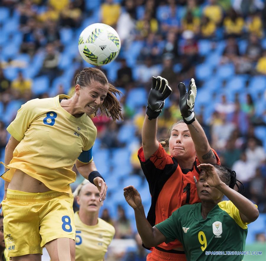 （里约奥运会）（9）足球——女足：瑞典胜南非