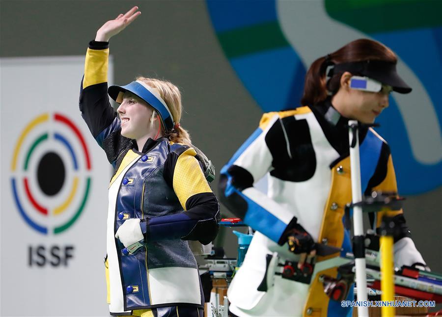 （里约奥运会·夺冠一刻）（4）射击——美国选手维·思拉舍夺得里约奥运会首金