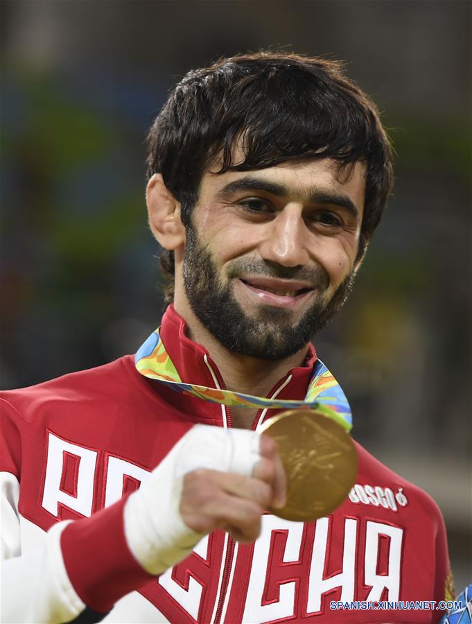 （里约奥运会·领奖台）（1）柔道——男子60公斤级颁奖仪式