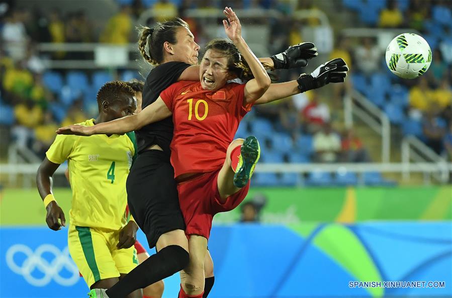 （里约奥运会）（6）足球——女足小组赛：中国胜南非