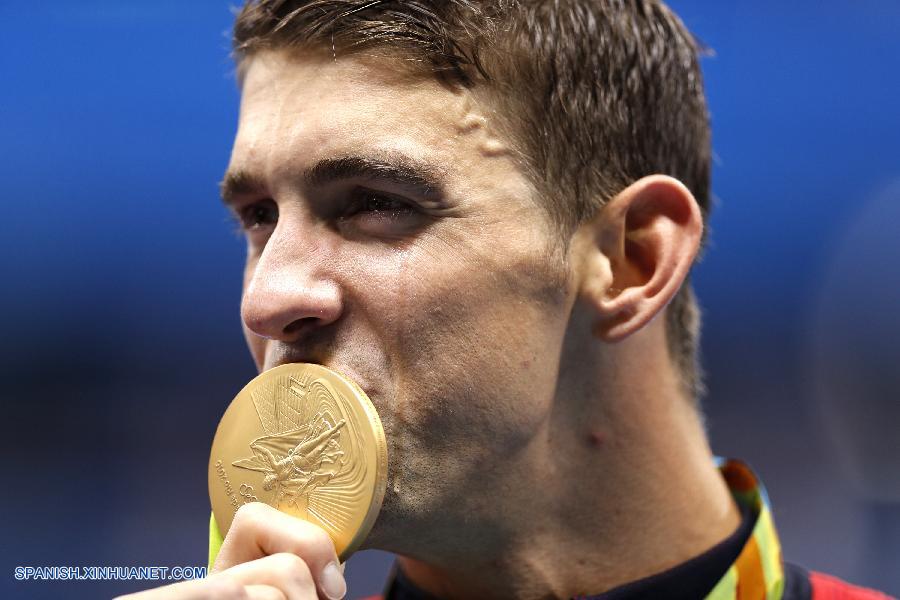 El estadounidense Michael Phelps logró su 19ª medalla de oro olímpica este domingo durante la prueba de 4x100 metros libre de la natación, rama masculina, en los Juegos Olímpicos de Río 2016.