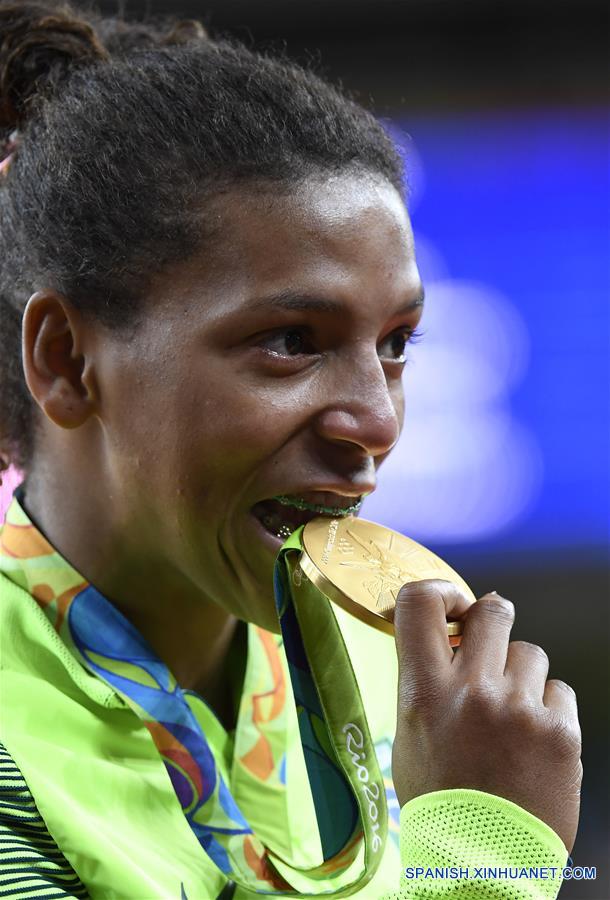 （里约奥运会·领奖台）（1）柔道——女子57公斤级颁奖仪式