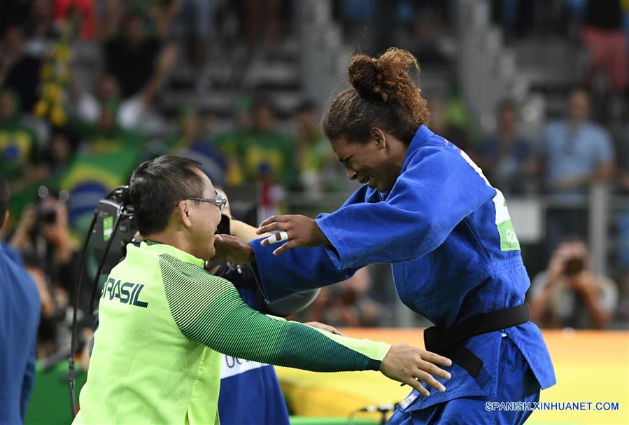 （里约奥运会）（1）柔道——女子57公斤级：席尔瓦为巴西赢得首金 