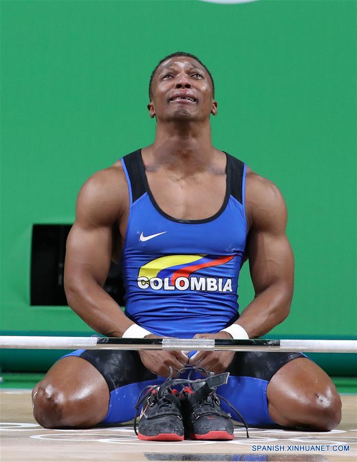 （里约奥运会·夺冠一刻）（13）举重——男子62公斤级：哥伦比亚运动员夺冠