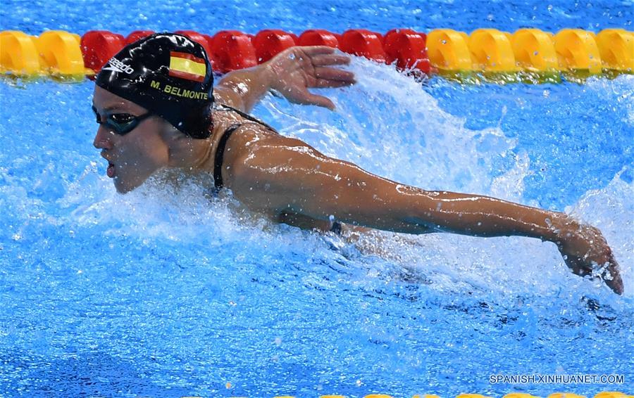 （里约奥运会）（1）游泳——女子200米蝶泳：西班牙选手加西亚夺冠