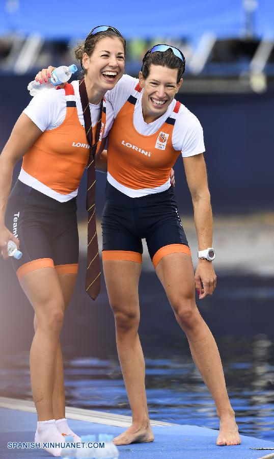 Holanda se llevó el oro en la prueba de doble par de remos cortos ligero femenino con un tiempo de 7 minutos y 4.73 segundos en regata de remo de los Juegos Olímpicos de Río 2016 hoy.