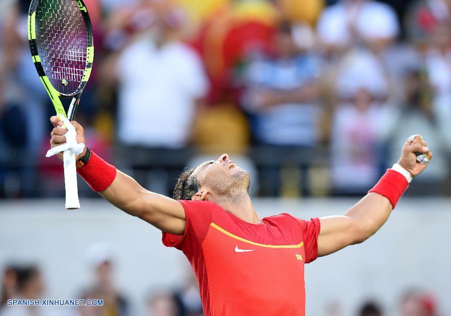 El tenista español Rafael Nadal se clasificó hoy para disputar las semifinales del torneo individual de tenis de los Juegos Olímpicos de Río de Janeiro al derrotar al brasileño Thomaz Belluci por 2-6, 6-4 y 6-2.