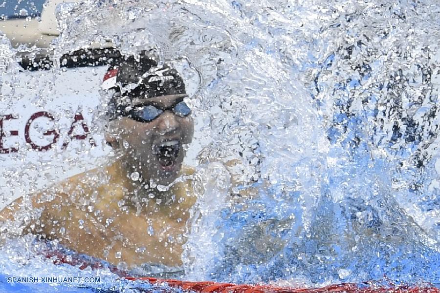 El singapurense Joseph Schooling ganó hoy el oro olímpico y puso fin a la hegemonía del estadounidense Michael Phelps en los 100 metros mariposa rama masculina durante el torneo de natación de los Juegos Olímpicos de Río 2016.