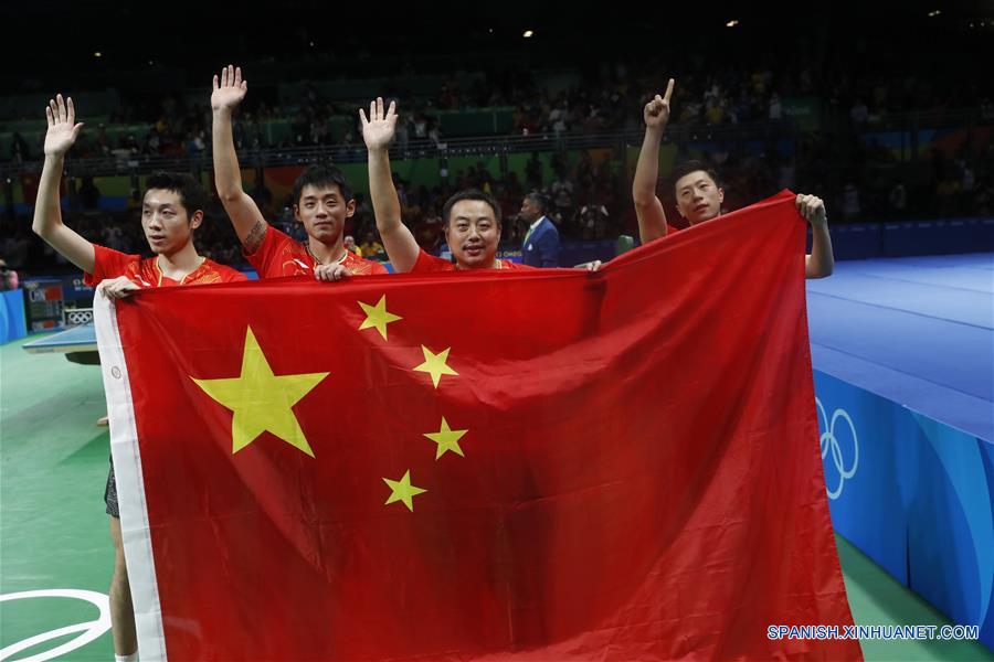 （里约奥运会·夺冠一刻）（6）乒乓球——中国男队夺金