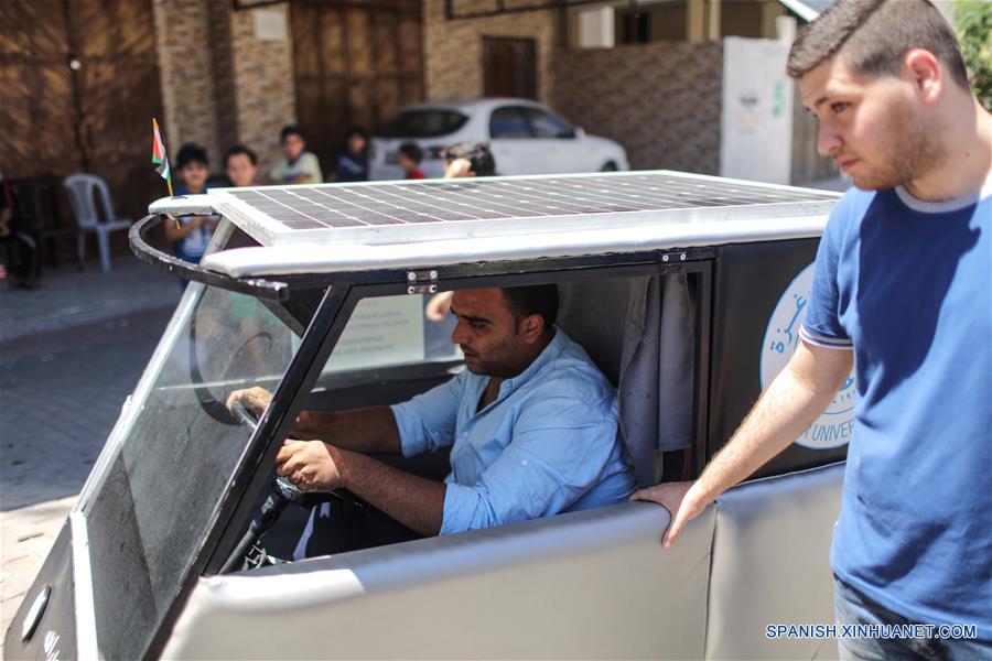 (2)MEDIO ORIENTE-GAZA-TECNOLOGIA-VEHICULO  